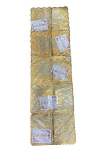 INDIVIDUAL RECTANGULAR DORADO